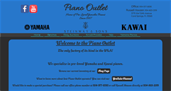 Desktop Screenshot of pianooutlet.com