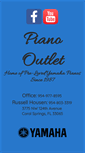 Mobile Screenshot of pianooutlet.com